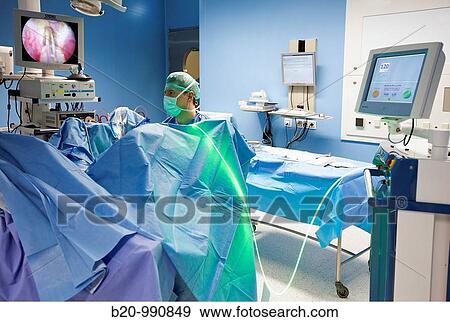 Prostate surgery using a green laser, urology. Hospital Policlinica Gipuzkoa, San Sebastian, Donostia, Euskadi, Spain View Large Photo Image Stock Photo - Prostate surgery using a green laser, urology. Hospital Policlinica Gipuzkoa, San Sebastian, Donostia, Euskadi, Spain. Fotosearch