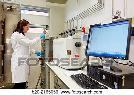 Stock Photograph - PSA. Pressure Swing Adsorption. Residue Analysis Laboratory. Energy and Environment Division. Tecnalia Research and Innovation. Miano. Alava. Basque Country. Spain.. Fotosearch