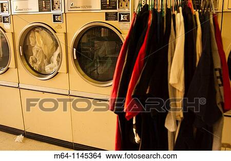Public laundrymat View Large Photo Image Picture - Public laundrymat. Fotosearch