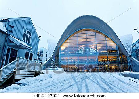 public library of tromso. View Large Photo Image Stock Image - public library of tromso.. Fotosearch