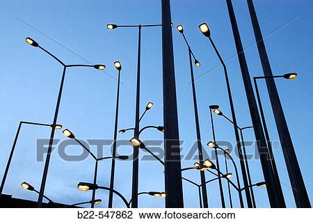 Public lighting. Bilbao. Spain View Large Photo Image Stock Image - Public lighting. Bilbao. Spain. Fotosearch