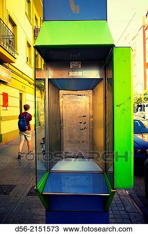 public phone without phone, Valencia, Spain. View Large Photo Image Stock Image - public phone without phone, Valencia, Spain.. Fotosearch