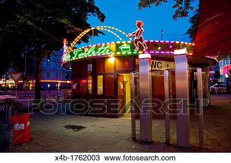 Public toilets along Reeperbahn street Sankt Pauli district Hamburg Germany Europe View Large Photo Image Stock Image - Public toilets along Reeperbahn street Sankt Pauli district Hamburg Germany Europe. Fotosearch