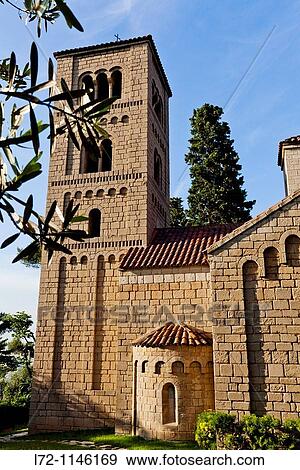 Stock Photo - Pueblo Espaol, Poble espanyol, Montjuic, Barcelona.. Fotosearch
