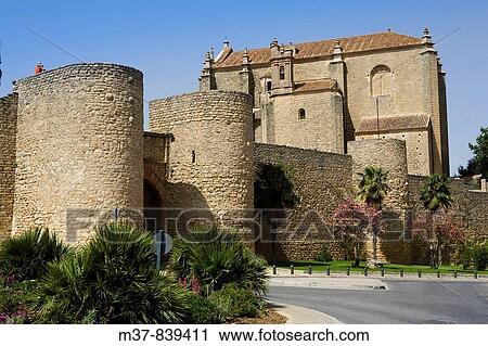 Puerta de Almocabar town gate, Ronda, White Towns of Andalusia. Malaga province, Andalucia, Spain View Large Photo Image Stock Image - Puerta de Almocabar town gate, Ronda, White Towns of Andalusia. Malaga province, Andalucia, Spain. Fotosearch