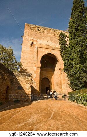 Picture - Puerta de la Justicia? Justice Gate?, Alhambra Granada andalusia, Spain. Fotosearch