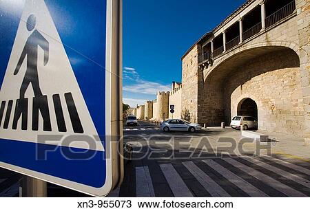 Puerta del Rastro, Avila (city added to the Unesco's World Heritage List in 1985). Castilla-Leon, Spain View Large Photo Image Stock Image - Puerta del Rastro, Avila (city added to the Unesco's World Heritage List in 1985). Castilla-Leon, Spain. Fotosearch