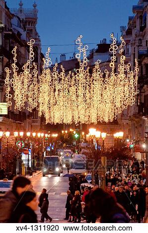 Puerta del Sol in Christmas, Madrid, Spain. View Large Photo Image Stock Image - Puerta del Sol in Christmas, Madrid, Spain.. Fotosearch