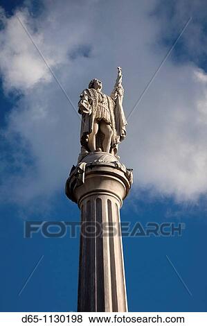 Puerto Rico, San Juan, Old San Juan, Plaza de Colon, statue of Christopher Columbus. View Large Photo Image Stock Photo - Puerto Rico, San Juan, Old San Juan, Plaza de Colon, statue of Christopher Columbus.. Fotosearch