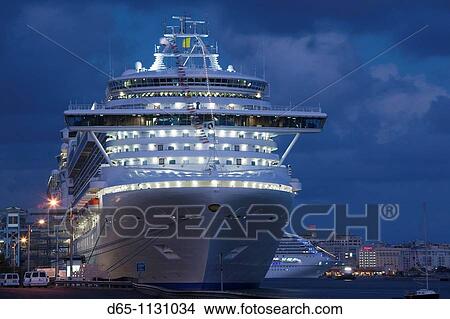 Puerto Rico, San Juan, Port of San Juan, cruiseship at dawn View Large Photo Image Picture - Puerto Rico, San Juan, Port of San Juan, cruiseship at dawn. Fotosearch