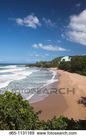 Puerto Rico, West Coast, Rincon, Domes Beach. View Large Photo Image Stock Photo - Puerto Rico, West Coast, Rincon, Domes Beach.. Fotosearch