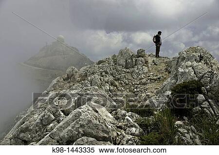 Puig Major, 1436 meters Escorca Sierra de Tramuntana Majorca Balearic Islands Spain View Large Photo Image Stock Photography - Puig Major, 1436 meters Escorca Sierra de Tramuntana Majorca Balearic Islands Spain. Fotosearch