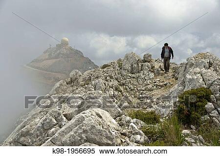 Puig Major, 1436 meters Escorca Sierra de Tramuntana Majorca Balearic Islands Spain View Large Photo Image Stock Photography - Puig Major, 1436 meters Escorca Sierra de Tramuntana Majorca Balearic Islands Spain. Fotosearch