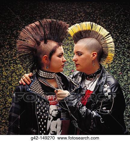 Punker women View Large Photo Image Stock Image - Punker women. Fotosearch