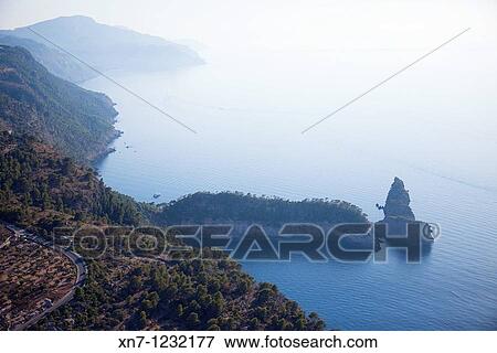 Punta de Sa Foradada, Mallorca, Balearic Islands, Spain View Large Photo Image Stock Photo - Punta de Sa Foradada, Mallorca, Balearic Islands, Spain. Fotosearch