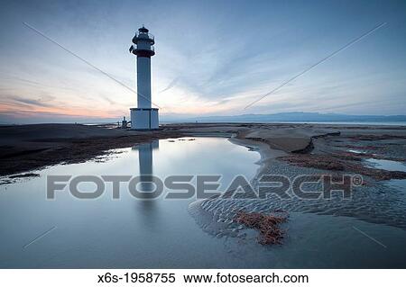 Punta del Fangar, Natural Park of Delta de l? Ebre, Tarragona, Spain. View Large Photo Image Stock Photography - Punta del Fangar, Natural Park of Delta de l? Ebre, Tarragona, Spain.. Fotosearch