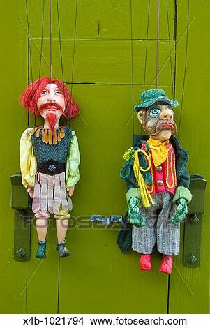 Puppets for sale Mala Strana central Prague Czech Republic Europe View Large Photo Image Picture - Puppets for sale Mala Strana central Prague Czech Republic Europe. Fotosearch