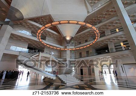 Qatar, Doha, Museum of Islamic Art, interior,. View Large Photo Image Stock Photograph - Qatar, Doha, Museum of Islamic Art, interior,.. Fotosearch