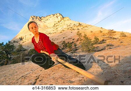 Stock Image - Qigong. Zion National Park. Utah. USA. Fotosearch