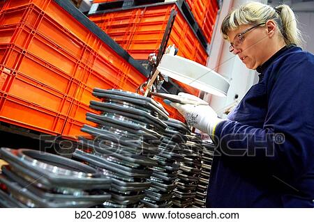 Quality control. Anchor flange particle filter. Machined Indecober. Machining of precision parts in series. Automotive industry. Berriz. Bizkaia. Basque Country. Spain. View Large Photo Image Stock Photography - Quality control. Anchor flange particle filter. Machined Indecober. Machining of precision parts in series. Automotive industry. Berriz. Bizkaia. Basque Country. Spain.. Fotosearch