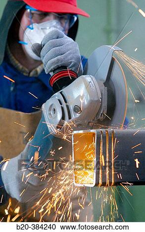 Quality control test of abrasive disk for cutting metal with electronic whetstone. Metal industry. View Large Photo Image Stock Image - Quality control test of abrasive disk for cutting metal with electronic whetstone. Metal industry.. Fotosearch