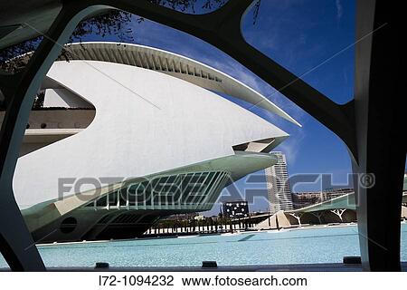 Queen Sofia Palace of the Arts, City of Arts and Sciences, Valencia, Comunidad Valenciana, Spain View Large Photo Image Stock Image - Queen Sofia Palace of the Arts, City of Arts and Sciences, Valencia, Comunidad Valenciana, Spain. Fotosearch