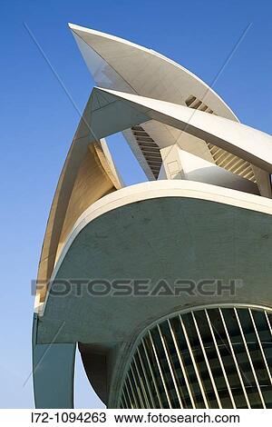 Queen Sofia Palace of the Arts, City of Arts and Sciences, Valencia, Comunidad Valenciana, Spain View Large Photo Image Stock Image - Queen Sofia Palace of the Arts, City of Arts and Sciences, Valencia, Comunidad Valenciana, Spain. Fotosearch