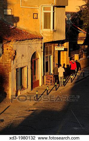 Quiet street in Canakkale, Turkey View Large Photo Image Stock Image - Quiet street in Canakkale, Turkey. Fotosearch