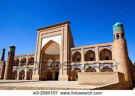 Qutlugh Murad Inaq Madrasah, also known as Kutlug Murad Inak Madrasah, Ichan Kala, Khiva, Uzbekistan. View Large Photo Image Stock Photo - Qutlugh Murad Inaq Madrasah, also known as Kutlug Murad Inak Madrasah, Ichan Kala, Khiva, Uzbekistan.. Fotosearch
