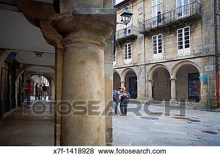 Ra do Vilar Santiago de Compostela Corua province Spain Camino de Santiago View Large Photo Image Stock Photo - Ra do Vilar Santiago de Compostela Corua province Spain Camino de Santiago. Fotosearch
