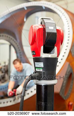 Radian Laser Tracker. Laser Measurement large volumes. Measuring wind component. Innovative Metrology applied. Sariki Metrology. Elgoibar. Gipuzkoa. Basque Country. Spain. View Large Photo Image Stock Photo - Radian Laser Tracker. Laser Measurement large volumes. Measuring wind component. Innovative Metrology applied. Sariki Metrology. Elgoibar. Gipuzkoa. Basque Country. Spain.. Fotosearch