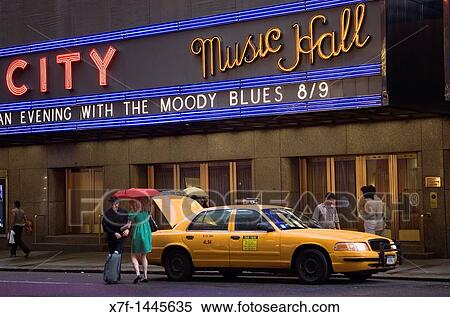 Radio City Music hall 51 St at Sixth Av, New York City, USA View Large Photo Image Stock Photography - Radio City Music hall 51 St at Sixth Av, New York City, USA. Fotosearch