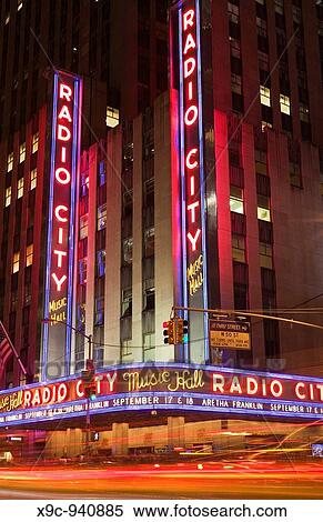 Radio City Music Hall, New York View Large Photo Image Stock Photography - Radio City Music Hall, New York. Fotosearch