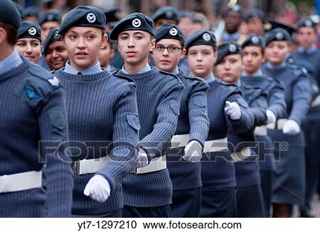 RAF personnel marching at the Lord Mayor's show in London, UK 2010 View Large Photo Image Stock Image - RAF personnel marching at the Lord Mayor's show in London, UK 2010. Fotosearch