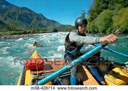 Rafting. Chile. View Large Photo Image Picture - Rafting. Chile.. Fotosearch