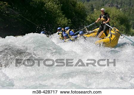 Rafting. Chile. View Large Photo Image Stock Photo - Rafting. Chile.. Fotosearch