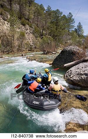 Rafting en el r? o Tajo Parque Natural del Alto Tajo, Castilla la Mancha, Spain View Large Photo Image Stock Photo - Rafting en el r? o Tajo Parque Natural del Alto Tajo, Castilla la Mancha, Spain. Fotosearch