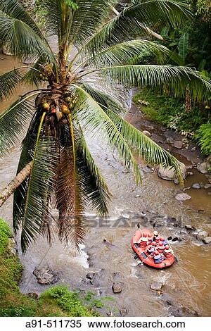 Rafting, view from Four Seasons hotel in Sayan. Island of Bali. Indonesia View Large Photo Image Stock Photography - Rafting, view from Four Seasons hotel in Sayan. Island of Bali. Indonesia. Fotosearch