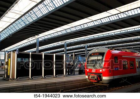 Railcar of the Deutsche Bahn AG in Munich Central View Large Photo Image Stock Image - Railcar of the Deutsche Bahn AG in Munich Central. Fotosearch