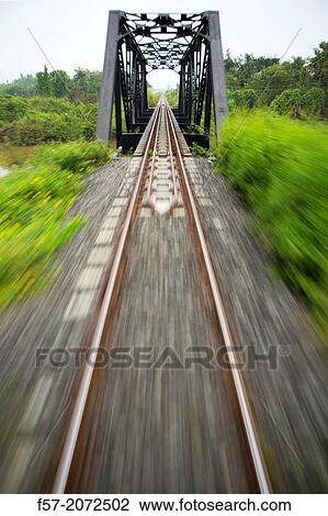 Railroad train track from Bangkok to Udon Thani, Thailand. View Large Photo Image Stock Image - Railroad train track from Bangkok to Udon Thani, Thailand.. Fotosearch