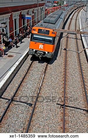 railway station, Cornella de Llobregat, Catalonia, Spain View Large Photo Image Stock Photo - railway station, Cornella de Llobregat, Catalonia, Spain. Fotosearch