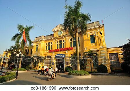 railway station, Haiphong, Vietnam View Large Photo Image Stock Photograph - railway station, Haiphong, Vietnam. Fotosearch