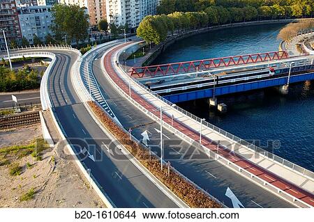 Railway Viaduct over, Donostia, San Sebastian, Gipuzkoa, Basque Country, Spain View Large Photo Image Picture - Railway Viaduct over, Donostia, San Sebastian, Gipuzkoa, Basque Country, Spain. Fotosearch
