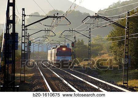 Railways, Loyola Station, Donostia, San Sebastian, Gipuzkoa, Basque Country, Spain View Large Photo Image Stock Photography - Railways, Loyola Station, Donostia, San Sebastian, Gipuzkoa, Basque Country, Spain. Fotosearch