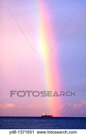 Rainbow, Miami, Florida, USA View Large Photo Image Stock Image - Rainbow, Miami, Florida, USA. Fotosearch