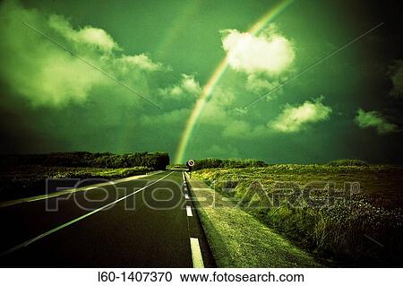 Rainbow near Cap Fr? hel, Brittany, C? tes D? Armor, France View Large Photo Image Stock Image - Rainbow near Cap Fr? hel, Brittany, C? tes D? Armor, France. Fotosearch