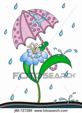 Raindrops on flower View Large Photo Image Stock Photo - Raindrops on flower. Fotosearch