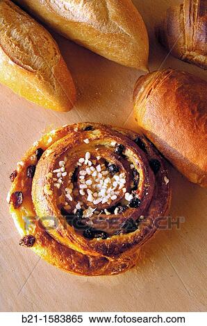 Raisin bread and bread rolls, France View Large Photo Image Stock Photography - Raisin bread and bread rolls, France. Fotosearch