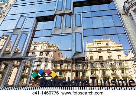Rambla de Catalunya Barcelona, Spain View Large Photo Image Stock Photograph - Rambla de Catalunya Barcelona, Spain. Fotosearch