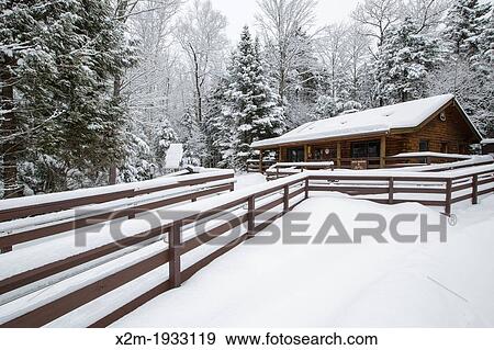 Ranger Headquarters at Lincoln Woods Trailhead in Lincoln, New Hampshire USA during the winter months View Large Photo Image Stock Photo - Ranger Headquarters at Lincoln Woods Trailhead in Lincoln, New Hampshire USA during the winter months. Fotosearch